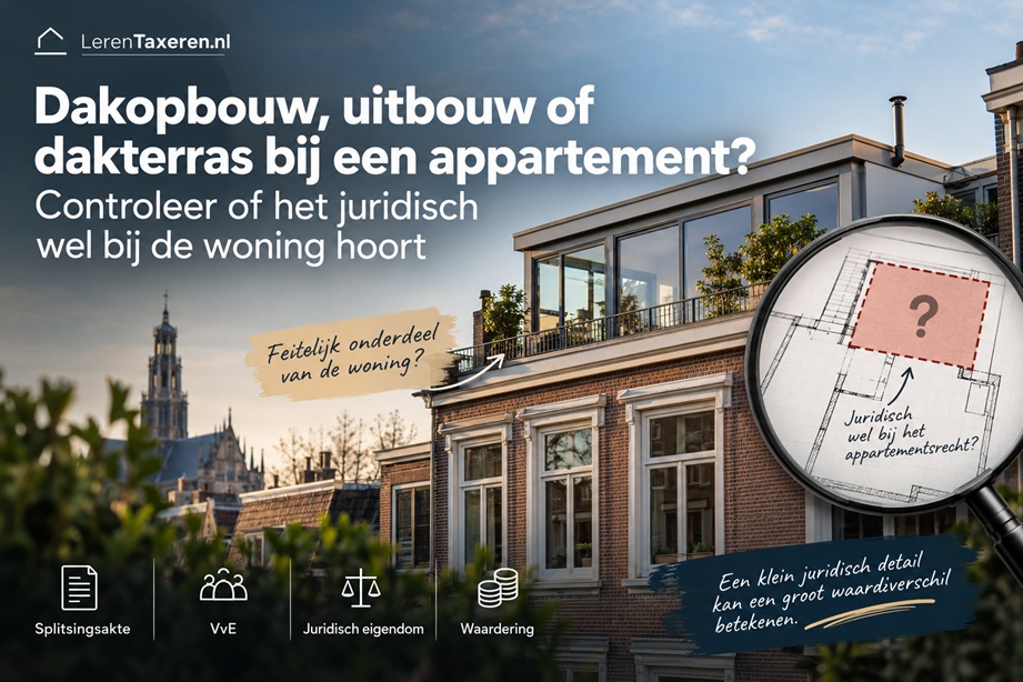 Juridische check door de taxateur