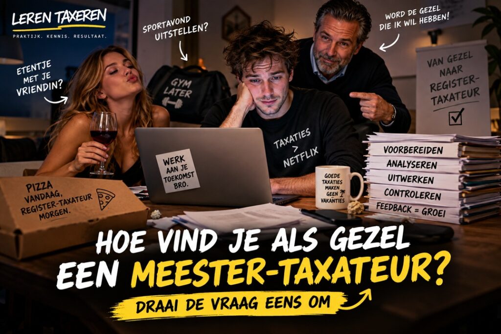 Meester vinden voor Meester-Gezel traject (taxateur)
